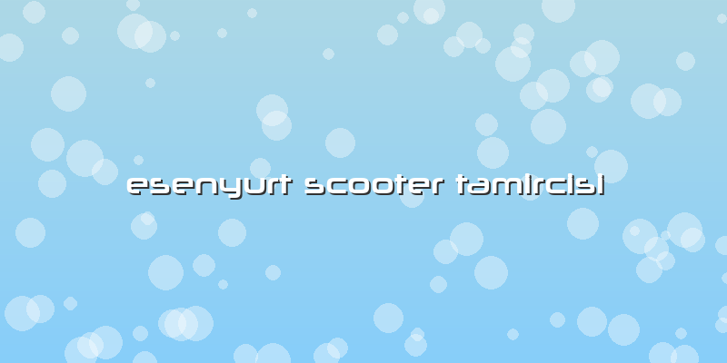 Esenyurt Scooter Tamircisi