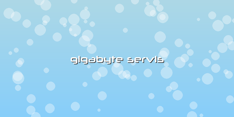 Gigabyte  Servis