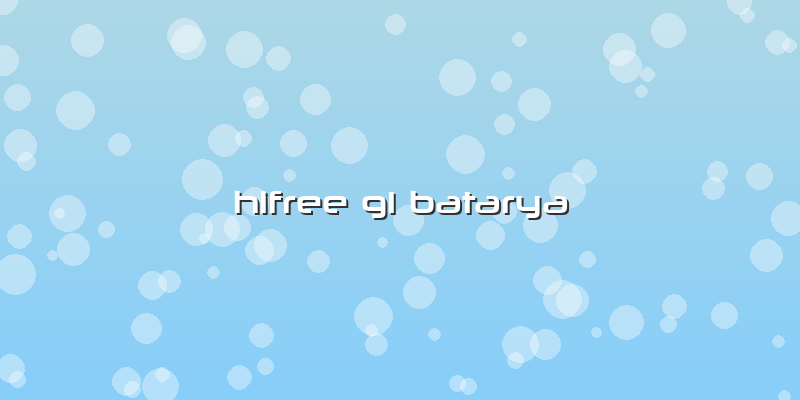 Hifree G1 Batarya