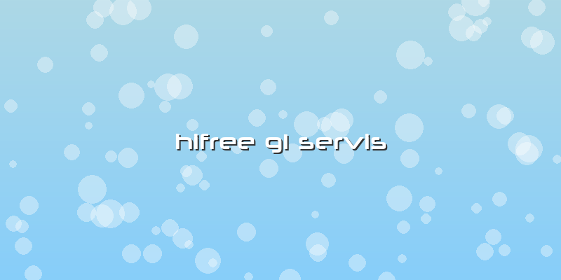 Hifree G1 Servis