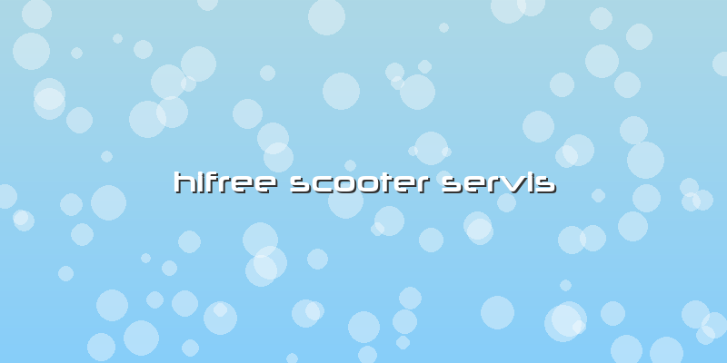 Hifree Scooter Servis