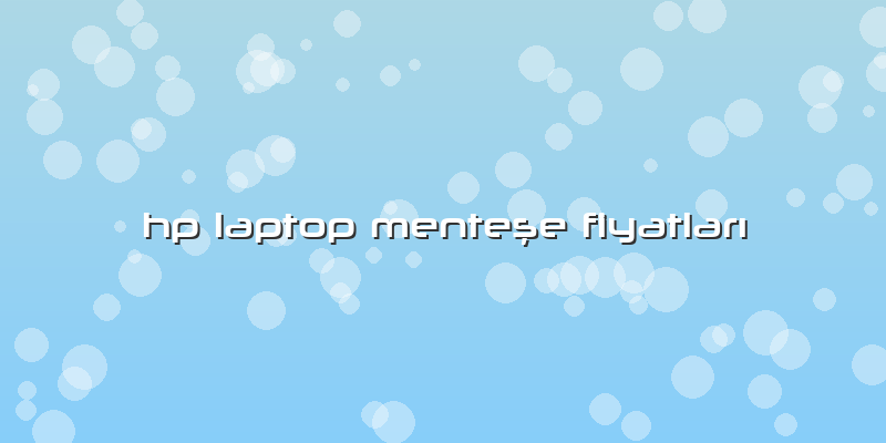 Hp Laptop Menteşe Fiyatları