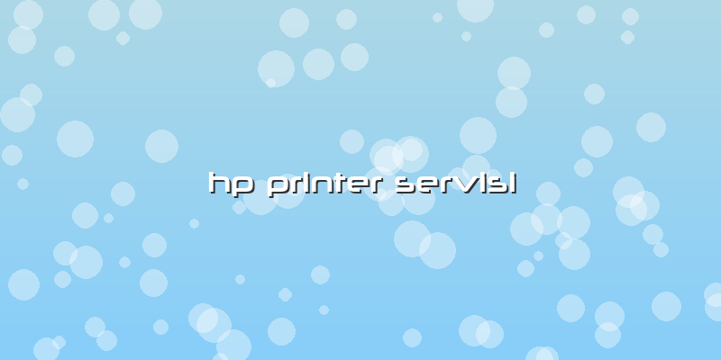 Hp Printer Servisi
