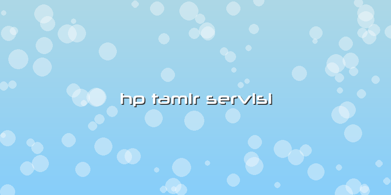 Hp Tamir Servisi