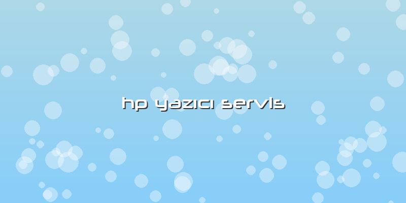 Hp Yazıcı  Servis