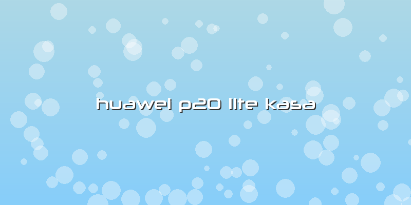 Huawei P20 Lite Kasa