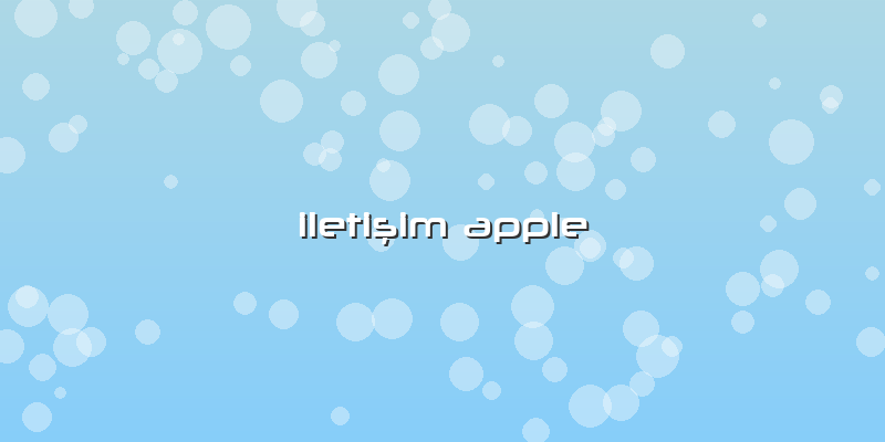 Iletişim Apple