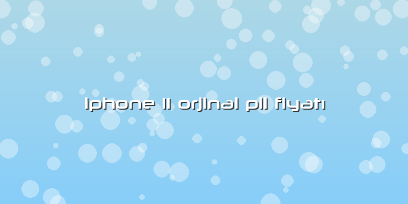 Iphone 11 Orjinal Pil Fiyatı