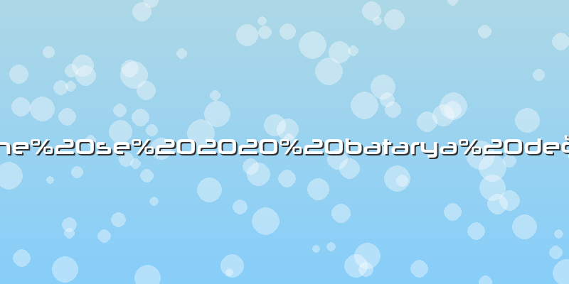 Iphone se 2020 batarya değişimi