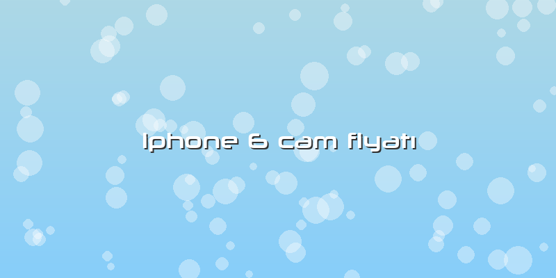 Iphone 6 Cam Fiyatı