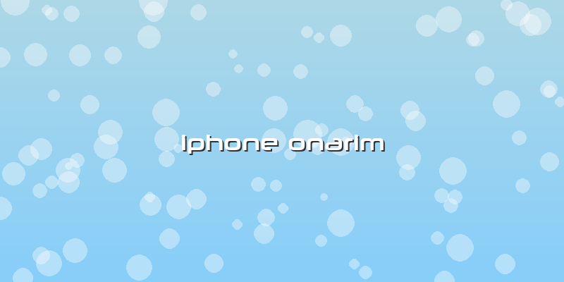 Iphone Onarim