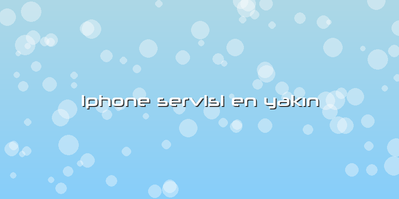 Iphone Servisi En Yakın