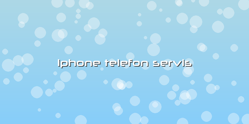 Iphone Telefon Servis