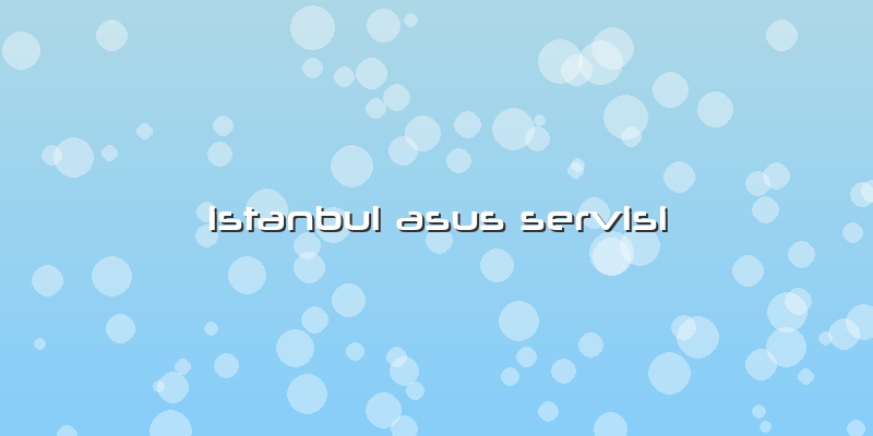 Istanbul Asus Servisi