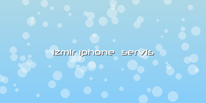 Izmir ıphone  Servis