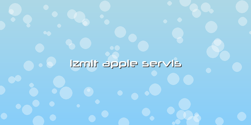 Izmit Apple Servis