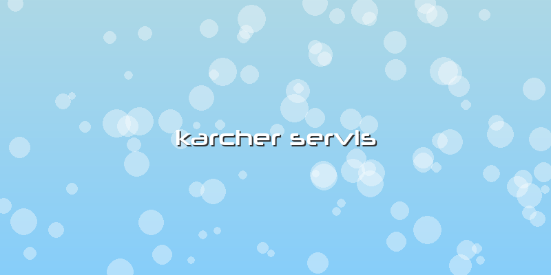 Karcher Servis