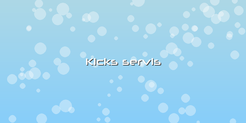 Kicks Servis