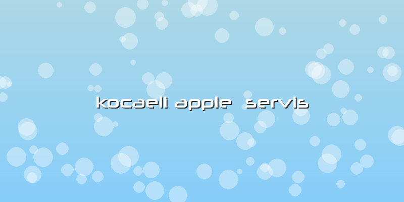 Kocaeli Apple  Servis
