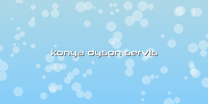 Konya Dyson Servis