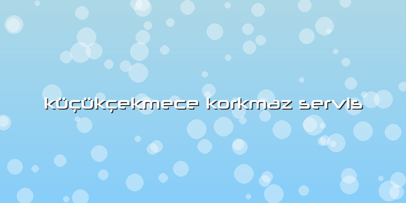 Küçükçekmece Korkmaz Servis