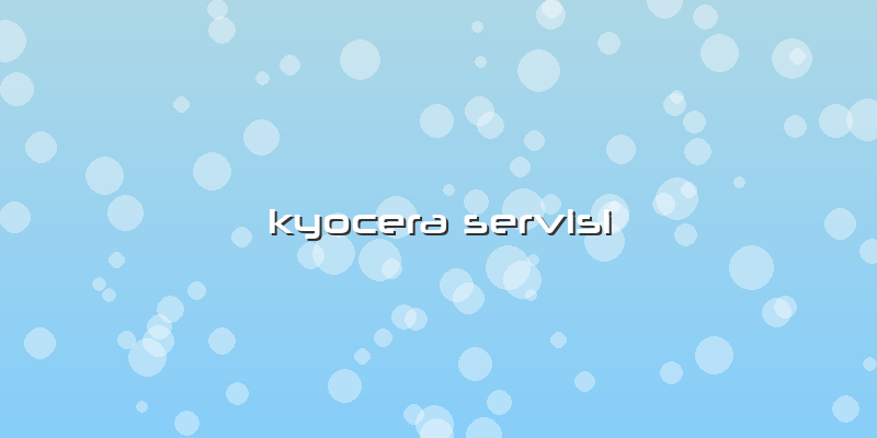 Kyocera Servisi
