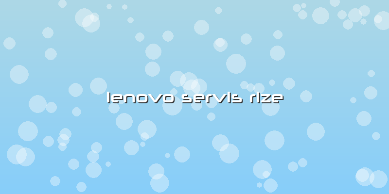 Lenovo Servis Rize