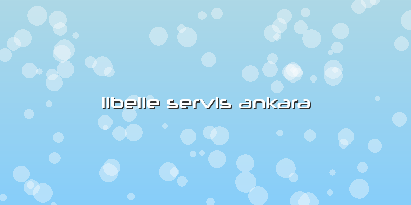 Libelle Servis Ankara