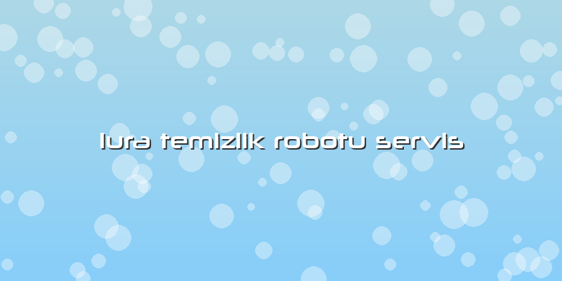 Lura Temizlik Robotu Servis