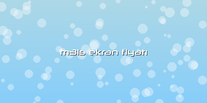 M31s Ekran Fiyatı