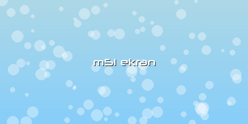 M51 Ekran