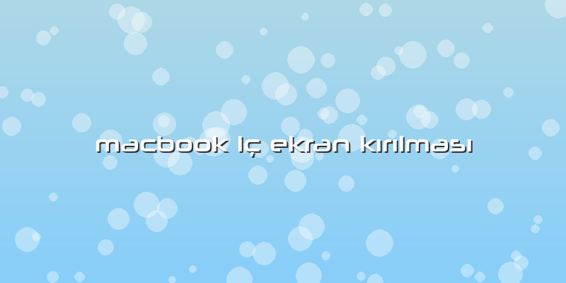Macbook Iç Ekran Kırılması