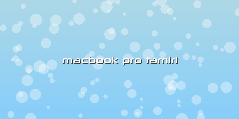 Macbook Pro Tamiri