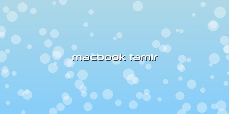 Macbook Tamir