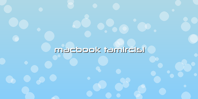 Macbook Tamircisi