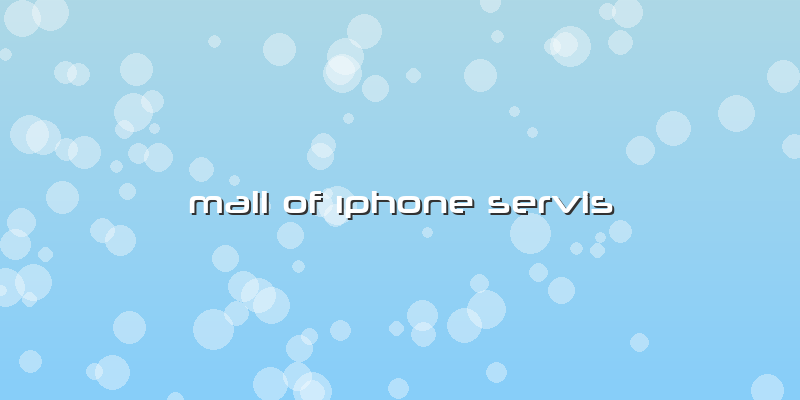Mall Of ıphone Servis