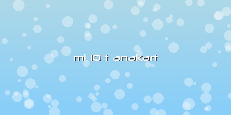 Mi 10 T Anakart