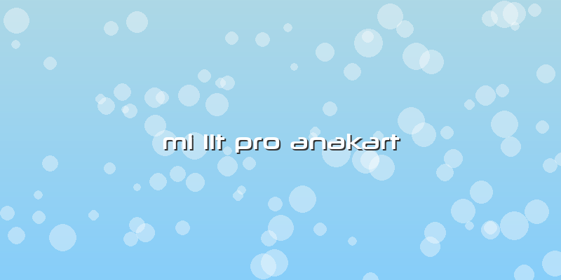 Mi 11t Pro Anakart