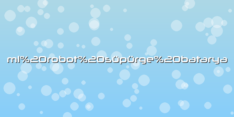 Mi robot süpürge batarya