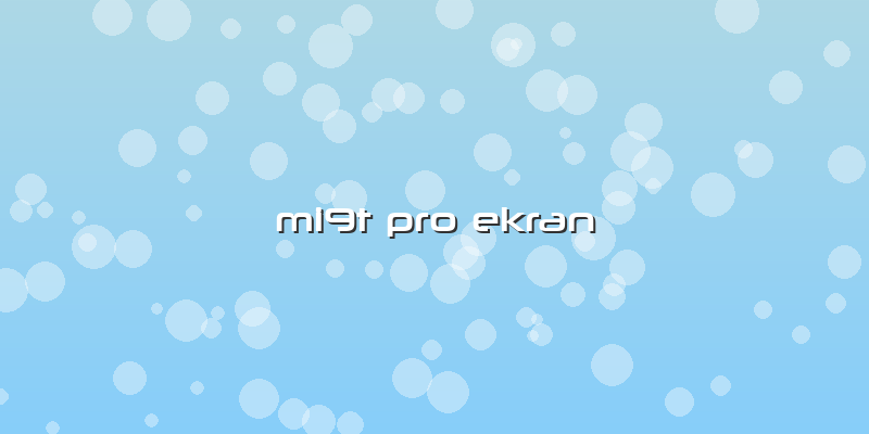 Mi9t Pro Ekran