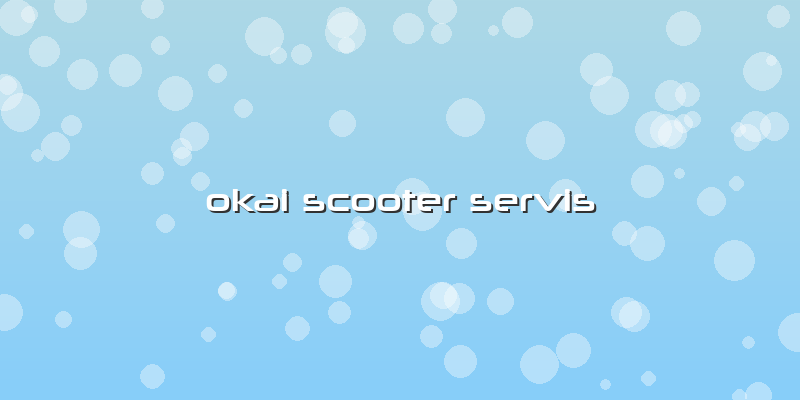 Okai Scooter Servis
