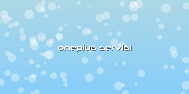 Oneplus Servisi