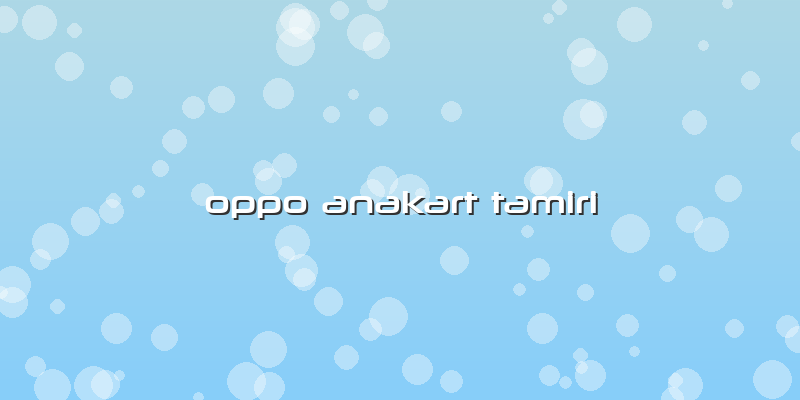 Oppo Anakart Tamiri