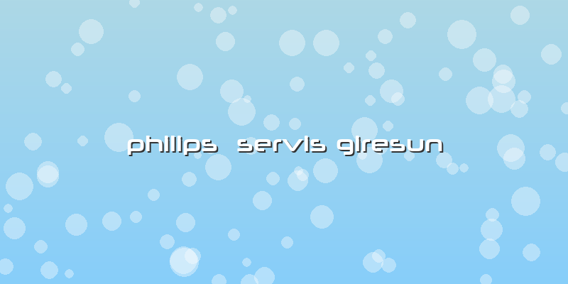 Philips  Servis Giresun