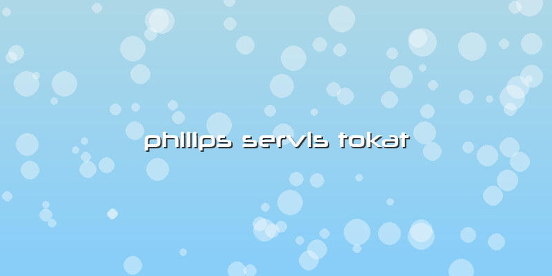 Philips Servis Tokat