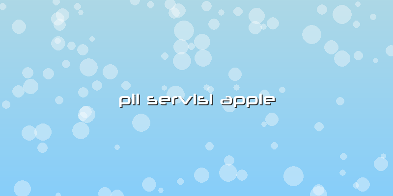 Pil Servisi Apple