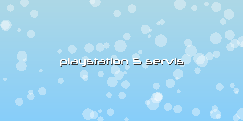 Playstation 5 Servis
