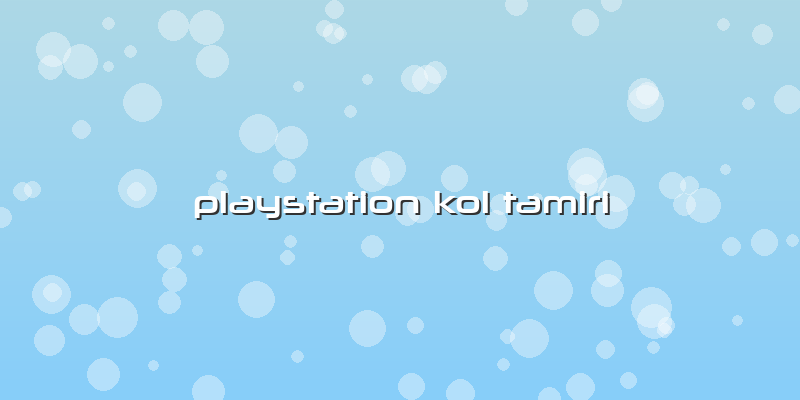 Playstation Kol Tamiri