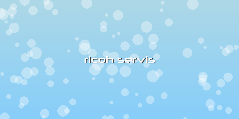 Ricoh Servis