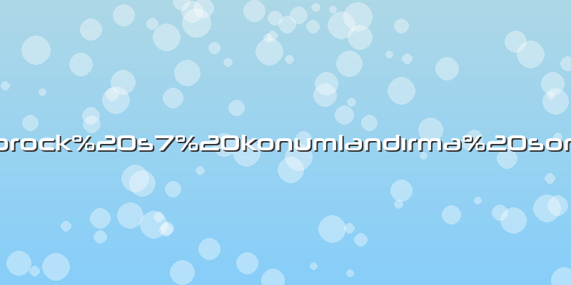 Roborock s7 konumlandırma sorunu